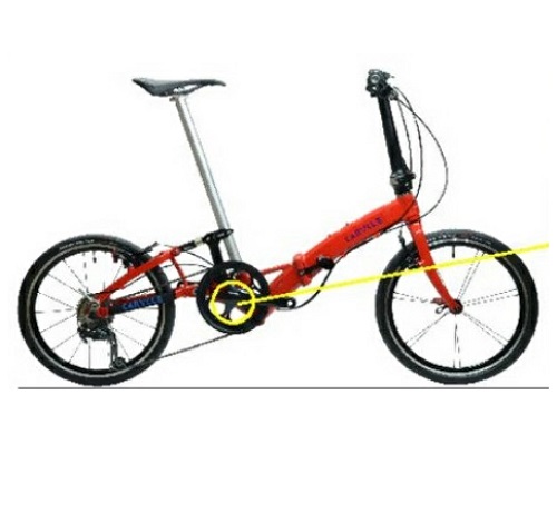 Official image of Folding bicycle CARACLE-S published by OECD