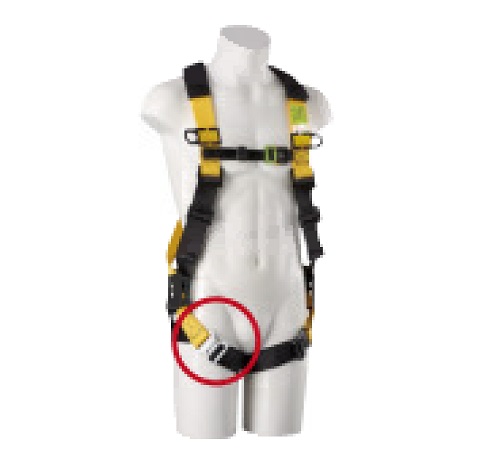 Official image of Full-harness type fall-prevention tool published by OECD 2