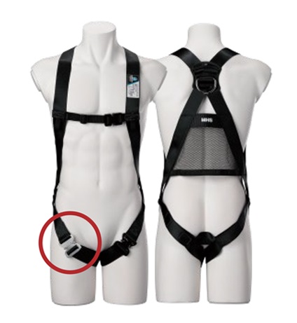 Official image of Full-harness type fall-prevention tool published by OECD 3