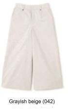 Official image of human woman: Cord lane stretch gaucho pants published by OECD 2