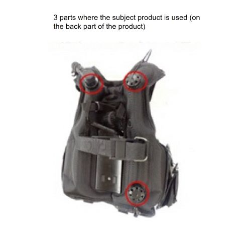 Official image of Diving jacket published by OECD 3