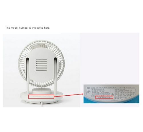 Official image of Easy-to-care oscillating fan for a six-tatami-mat room published by OECD 2