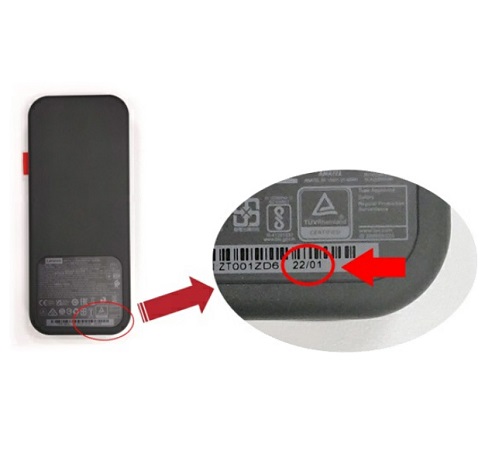 Official image of Lithium-ion battery charger: Lenovo Go USB Type-C Notebook Powerbank 20000mAh (black) published by OECD 2