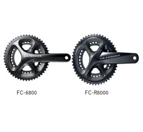 Official image of Crank for bicycle, SHIMANO HOLLOWTECH II Crankset 11-speed published by OECD