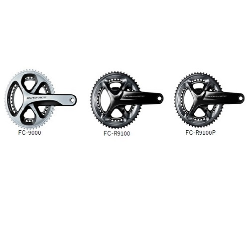 Official image of Crank for bicycle, SHIMANO HOLLOWTECH II Crankset 11-speed published by OECD 2