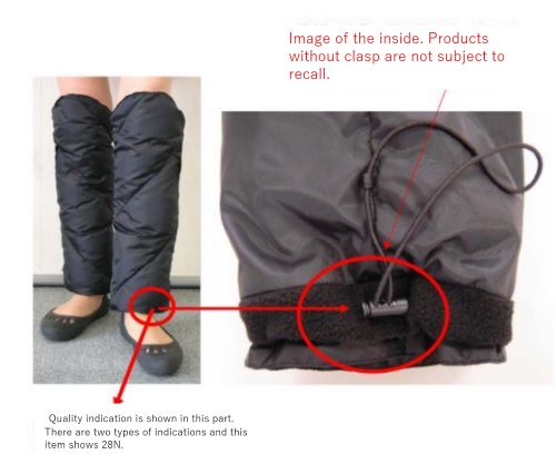 Official image of Feather legwarmer published by OECD