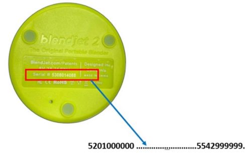 Official image of Food mixer (Food processor): BlendJet 2 Portable Blenders published by OECD 3