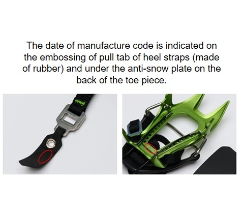 Official image of Climbing equipment (eisen) Neve Strap Neve Strap Binding Accessory Kit Neve Strap Heel Cup Screw & Nut published by OECD 4