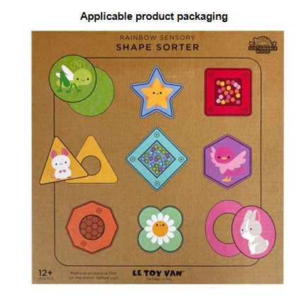 Official image of Toy LE TOY VAN Sensory Shapes published by OECD