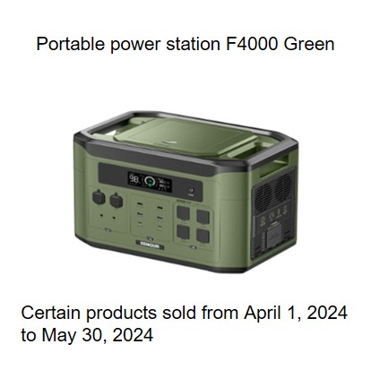 Official image of Portable power station EENOUR Portable Power Station published by OECD