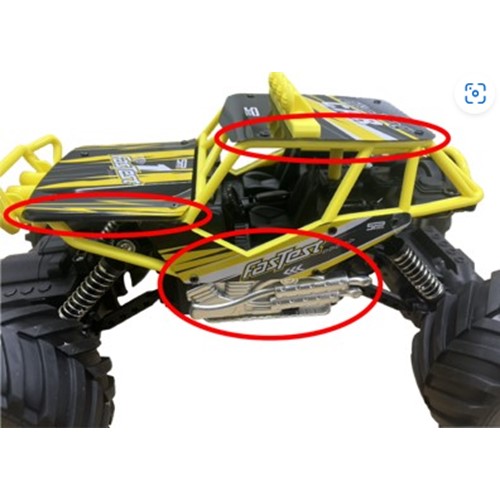 Official image of Product name: Radio-controlled toy, Trade name: 1/14 Racing Rock Vehicle published by OECD 2