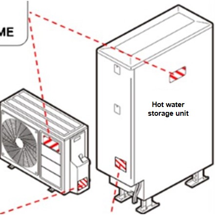 Official image of Electric water heater (Heat pump type) published by OECD 2