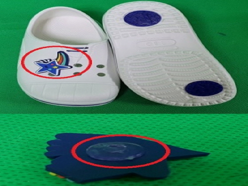 Official image of Textile product for children (Shoes) published by OECD 2