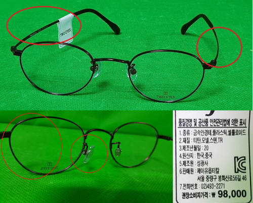 Official image of Glasses frame for children published by OECD 2