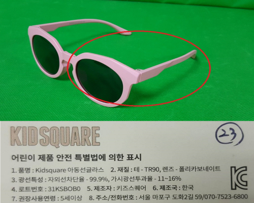 Official image of Glasses frame for children published by OECD 2