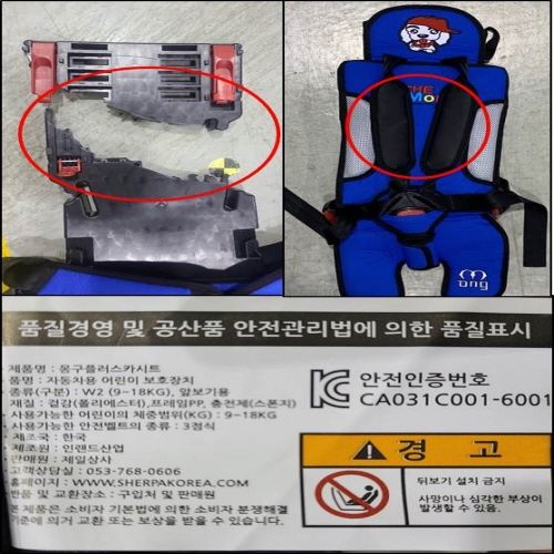 Official image of Safety car seat for children published by OECD 2