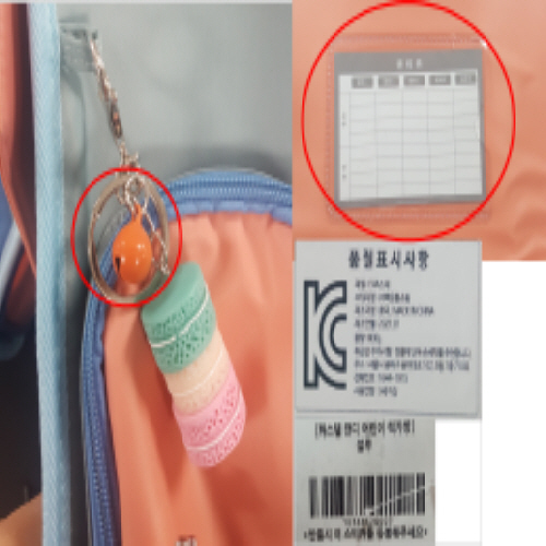Official image of Textile product for children published by OECD 2