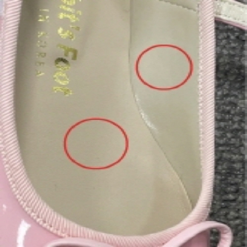 Official image of Leather product for children published by OECD 2