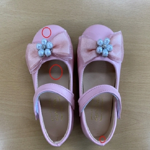 Official image of Leather product for children published by OECD