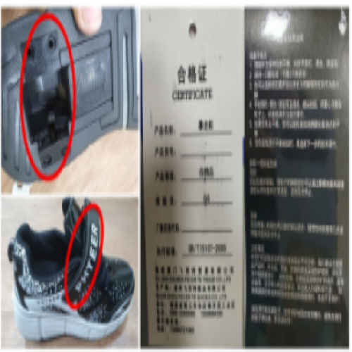Official image of Wheeled shoes for children published by OECD 2