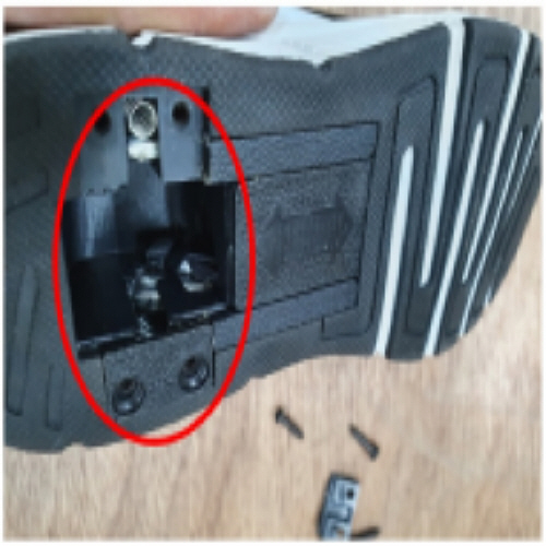 Official image of Wheeled shoes for children published by OECD 2