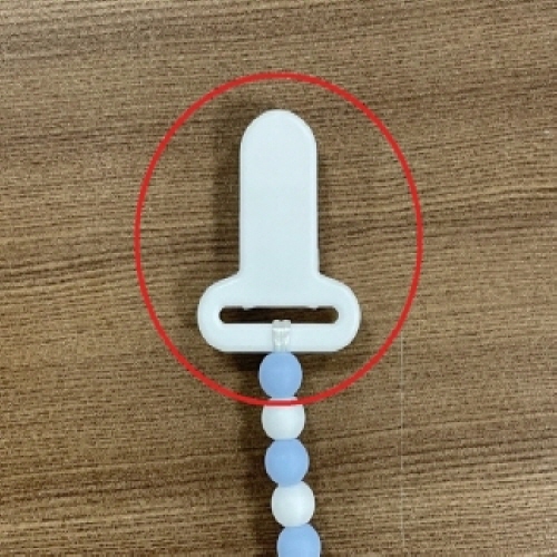Official image of Pacifier strap and clip for infant (Synthetic resin product for children) published by OECD 2