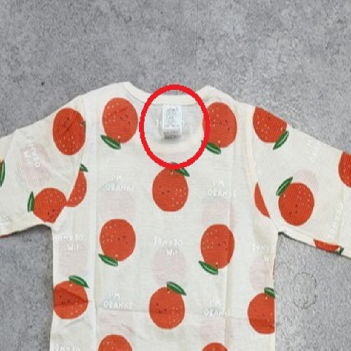 Official image of Inner wear (Textile product for infant) published by OECD 2